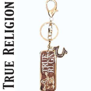 True Religion Buddha Horseshoe Logo Keychain/Bag Charm